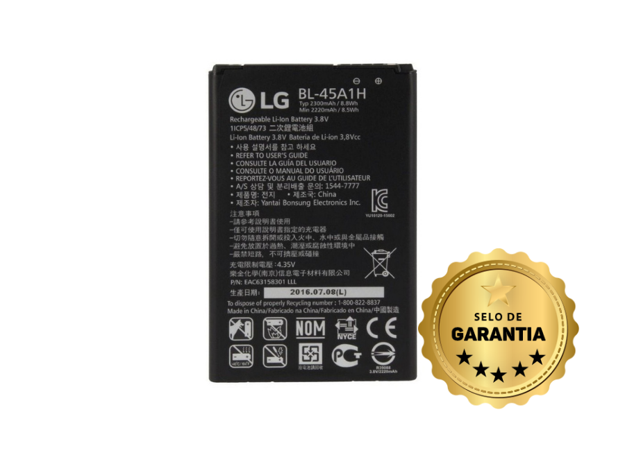 Bateria Compatível Com LG K10 2016 Bl-45a1h