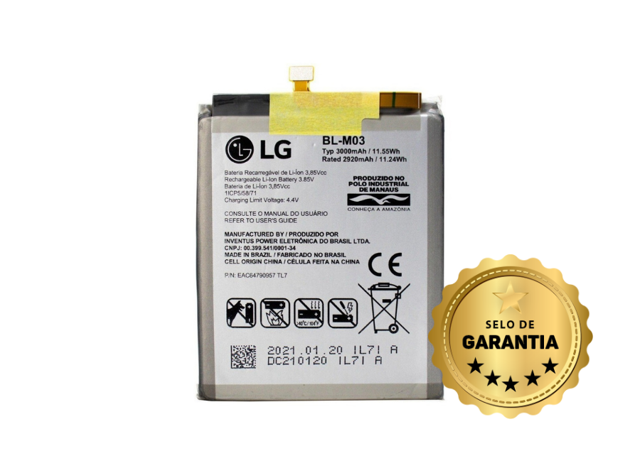 Bateria Compatível Com LG K22 LG Bl-m03