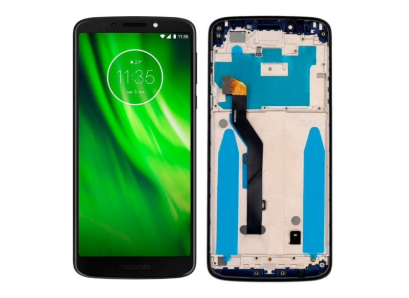 Tela Frontal Display Touch Moto G6 Play Xt1922 Com Aro Premium